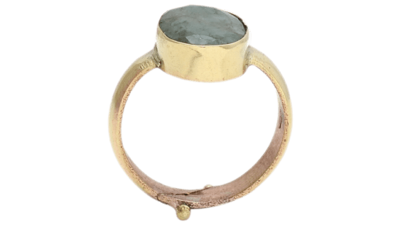 Natural & 100% Original Emerald Stone Panchdhatu Adjustable Ring (Panna Ring)