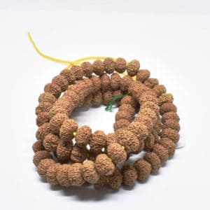 9 Mukhi Natural Rudraksha Mala Beads