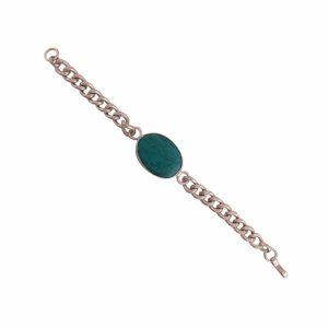 Blue Turquoise Stone Bracelet made in brass material (Salman Khan Bracelet)
