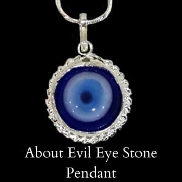 About Evil Eye Stone Pendant