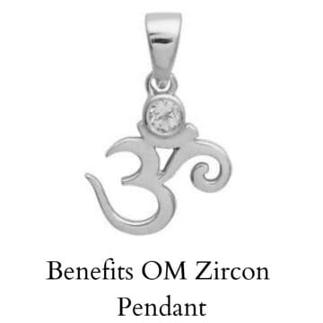 Benefits Om Zircon Pendant