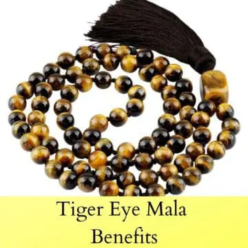 Personal Power Tigers Eye Mala 108 Mala Beads Prayer Beads
