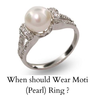 When Should Wear Moti (Pearl) Ring?