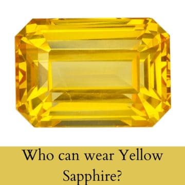 Who can wear Yellow Sapphire?