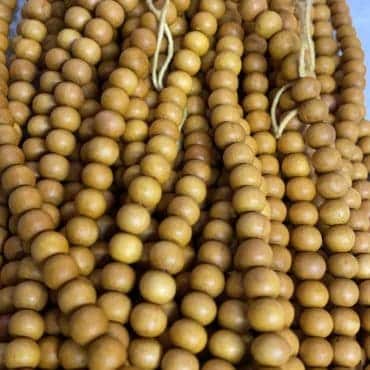 Aemorio Natural Chandan Mala sandalwood mala 8mm size
