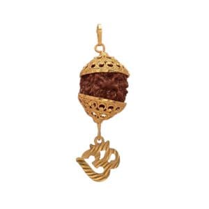 Rudraksha OM Pendant/Locket for Men and Women