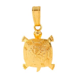 Gold Plated Sri Yantra Locket for Mens and Women